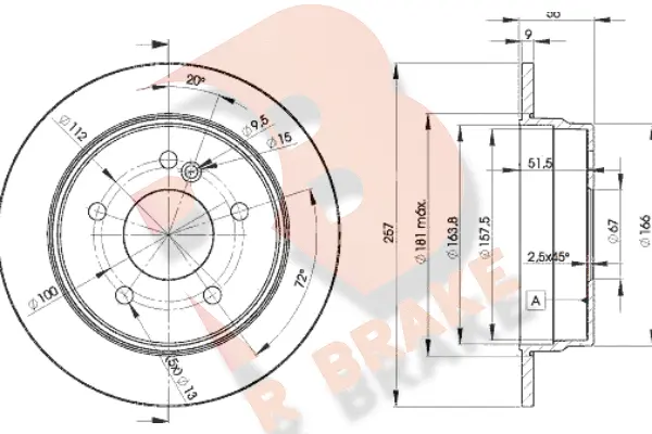 Brake Disc (78RBD23181)