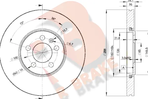 Brake Disc (78RBD25302)