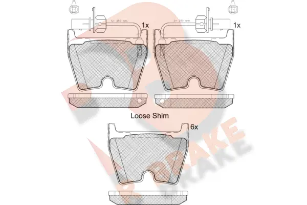 Brake Pad Set, disc brake (RB2113)