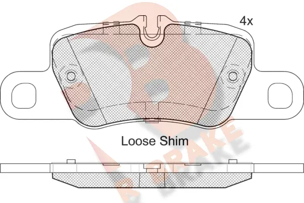 Brake Pad Set, disc brake (RB2207)