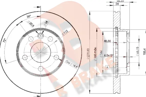 Brake Disc (78RBD23015)