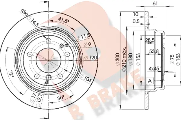 Brake Disc (78RBD26668)
