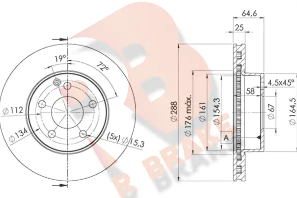 Brake Disc (78RBD26476)
