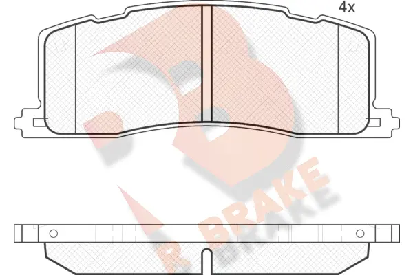 Brake Pad Set, disc brake (RB1817)