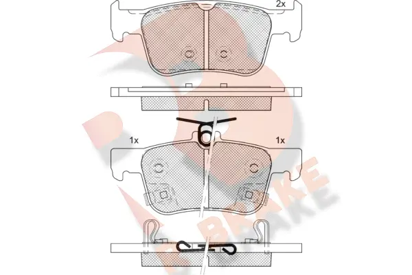 Brake Pad Set, disc brake (RB2339)