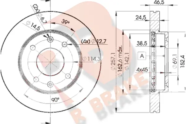 Brake Disc (78RBD22902)
