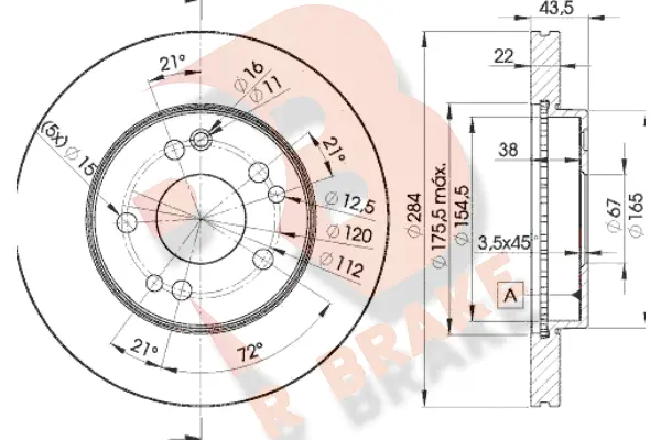 Brake Disc (78RBD27200)