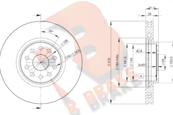 Brake Disc (78RBD24921)