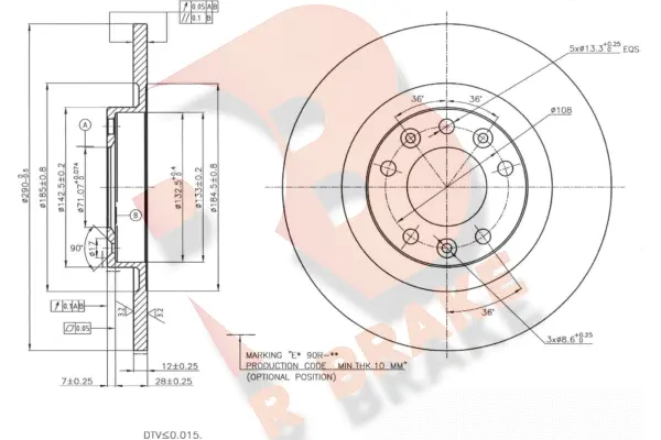 Brake Disc (78RBD24614)
