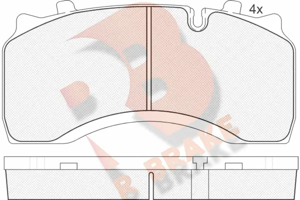Brake Pad Set, disc brake (RB1430)