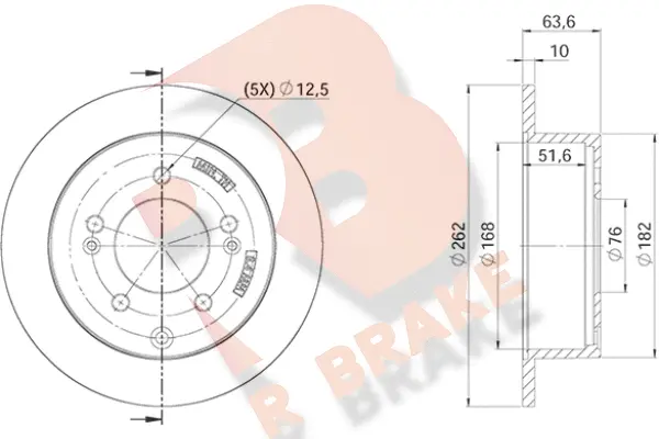 Brake Disc (78RBD25169)