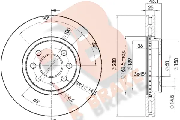Brake Disc (78RBD29007)