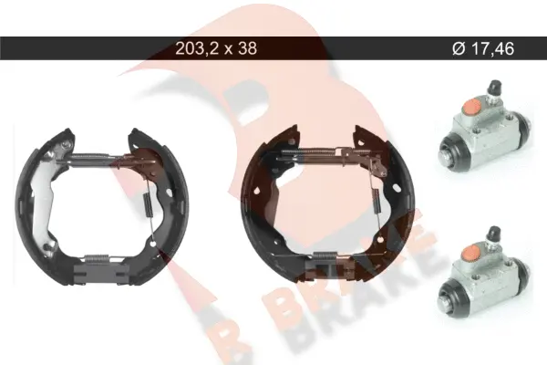 Brake Shoe Set (79RBKT0146)