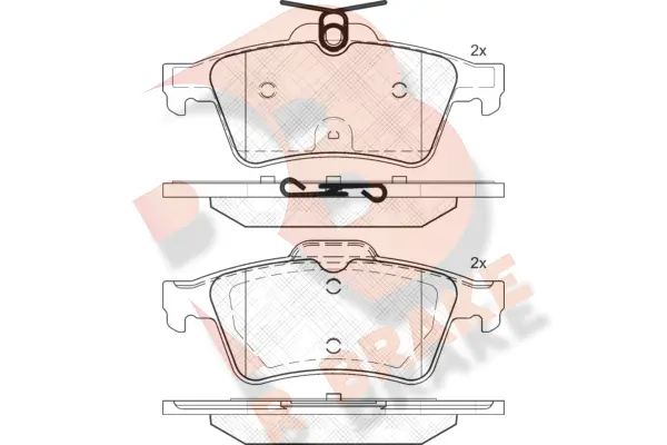 Brake Pad Set, disc brake (RB2013)