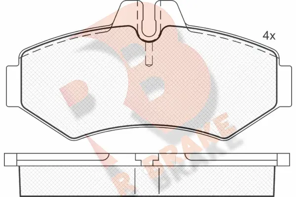 Brake Pad Set, disc brake (RB1289)