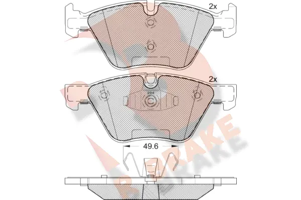 Brake Pad Set, disc brake (RB1795)