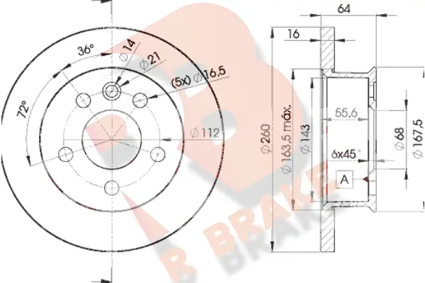 Brake Disc (78RBD23013)