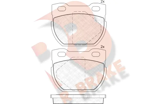 Brake Pad Set, disc brake (RB1090)