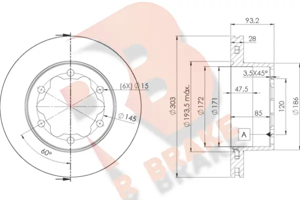 Brake Disc (78RBD10192)
