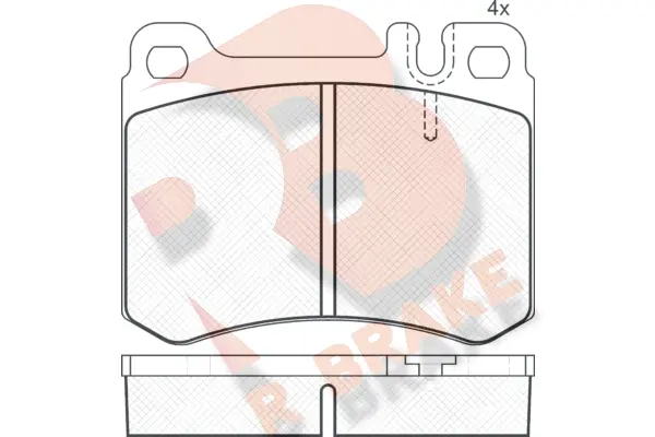 Brake Pad Set, disc brake (RB0685)