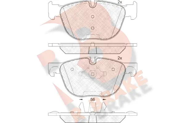 Brake Pad Set, disc brake (RB1919)