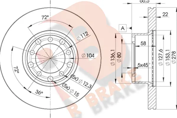 Brake Disc (78RBD20205)