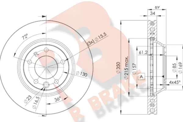 Brake Disc (78RBD13324)