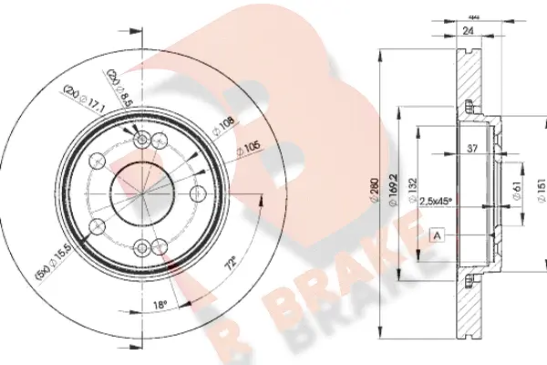 Brake Disc (78RBD26198)