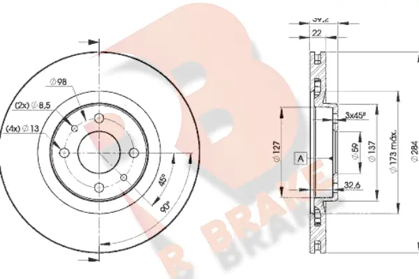 Brake Disc (78RBD27947)