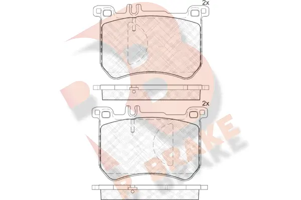 Brake Pad Set, disc brake (RB2100)