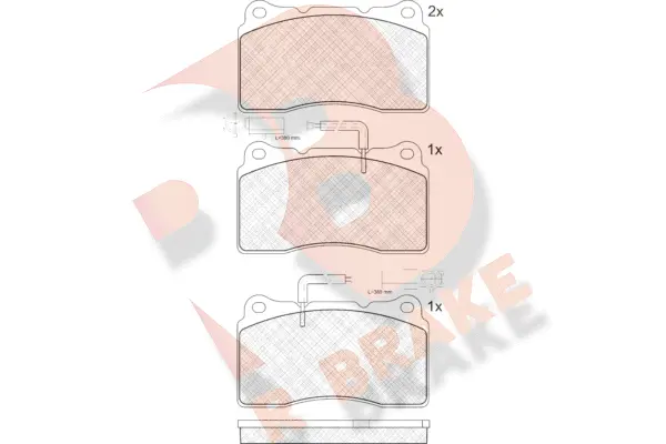 Brake Pad Set, disc brake (RB1647)