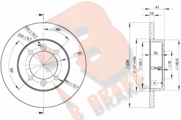 Brake Disc (78RBD24706)