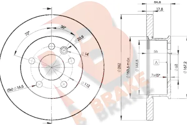 Brake Disc (78RBD23012)