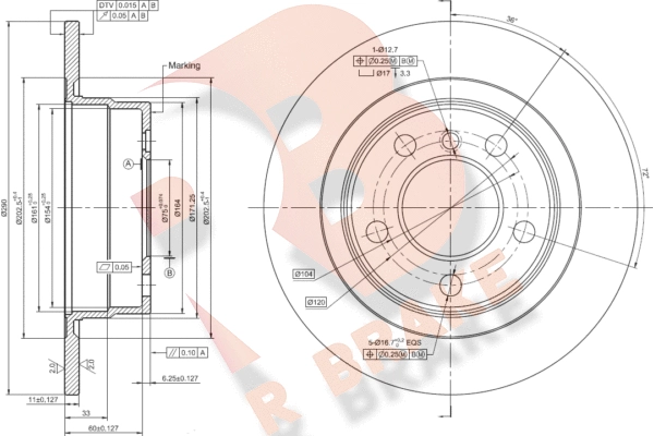 Brake Disc (78RBD24667)