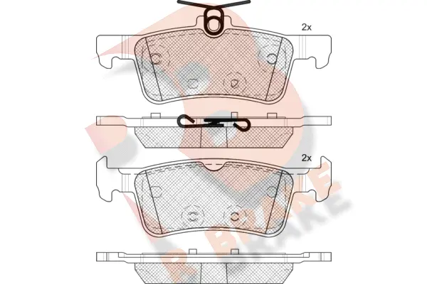Brake Pad Set, disc brake (RB2174-200)
