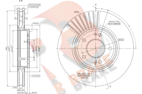 Brake Disc (78RBD20586)