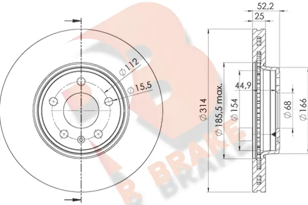 Brake Disc (78RBD26077)