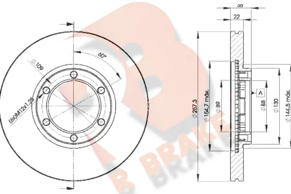 Brake Disc (78RBD22376)
