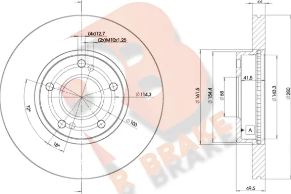 Brake Disc (78RBD28801)