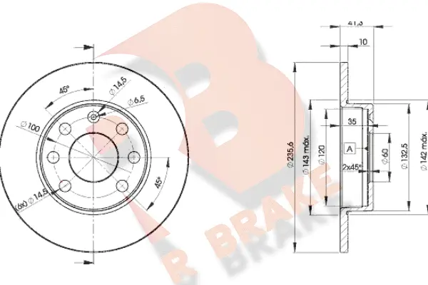 Brake Disc (78RBD26193)