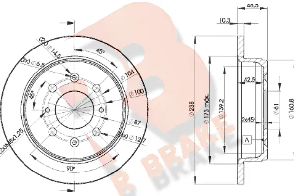 Brake Disc (78RBD21703)