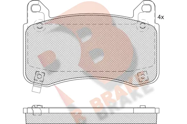 Brake Pad Set, disc brake (RB2404)
