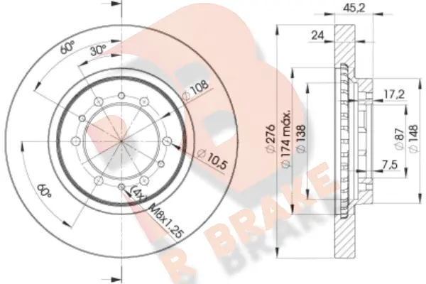 Brake Disc (78RBD28716)