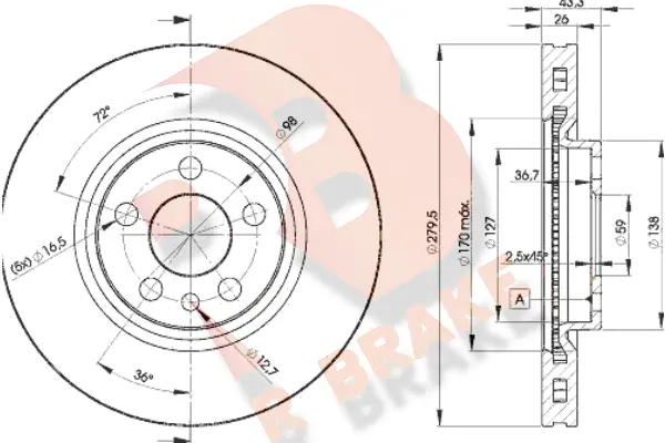 Brake Disc (78RBD24620)