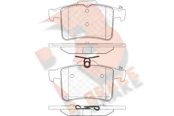 Brake Pad Set, disc brake (RB1981)