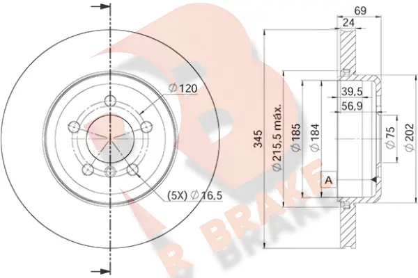 Brake Disc (78RBD23562)