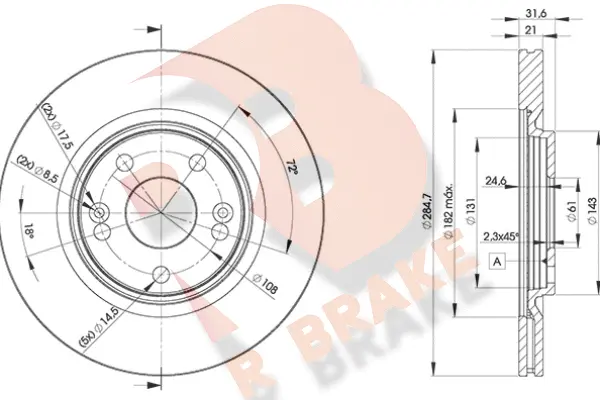 Brake Disc (78RBD24194)