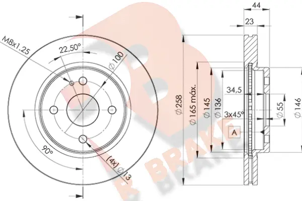 Brake Disc (78RBD26036)