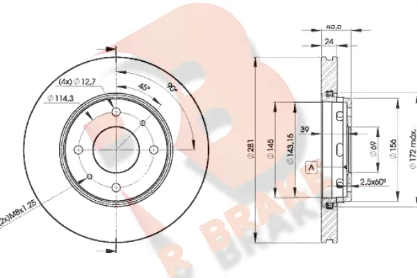 Brake Disc (78RBD28027)