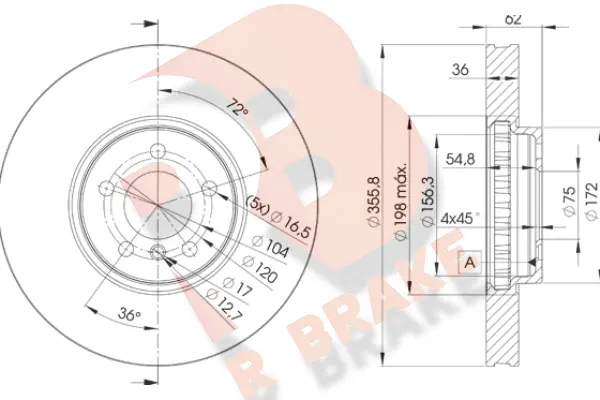 Brake Disc (78RBD15684)